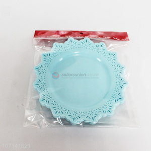 New Style 6 Pieces Plastic Plate Fashion Tableware