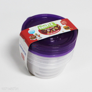 Competitive Price 4PCS Food Storage Box Plastic Preservation Box