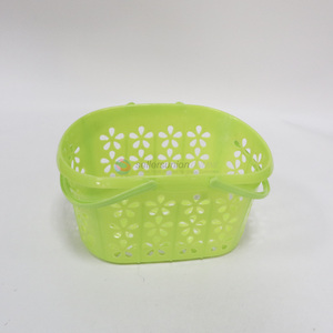 Hot selling small size hollowed-out fruit storage basket for kitchen
