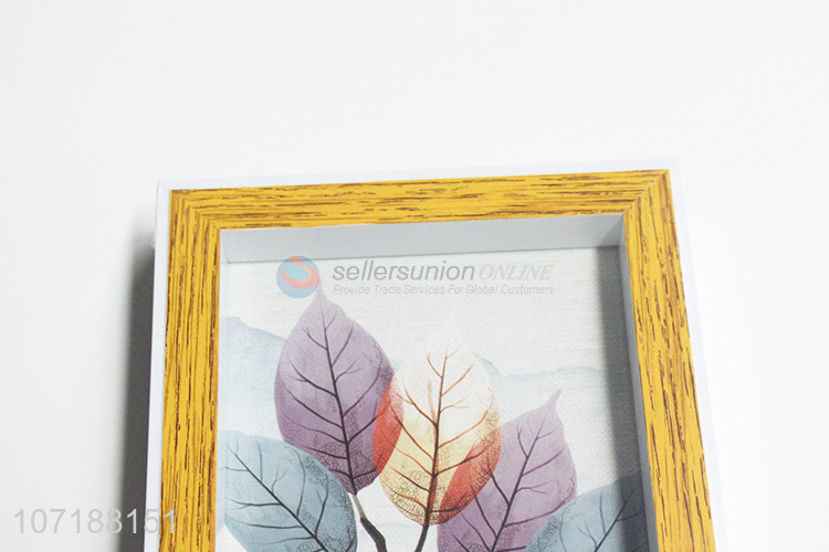 Fashion Design Rectangle Photo Frame With Back Stander