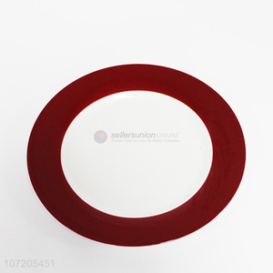 Unique Design Round Ceramic Plate Best Ceramic Tableware