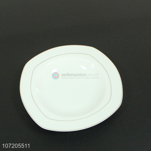 High Quality Household Ceramic Plate Cheap Tableware