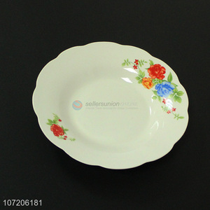 New Design Round Ceramic Plate Best Fruit Plate