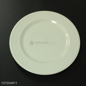 Wholesale porcelain round dinner plates ceramic plate