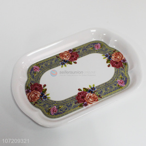 Wholesale exquisite printing melamine plate melamine tableware