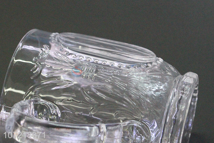 Hot Selling Transparent Handle Glass Cup Drinking Mugs Cup