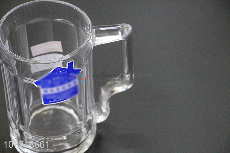 Creative Design Clear Glass Cup Tempered Glass Cup With Handles