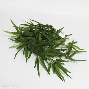 New arrival plastic plant artificial bamboo leaf vine for decoration