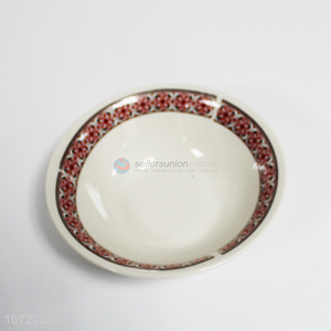 Good supplier round decal ceramic bowl porcelain tableware