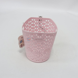 Premium quality mini plastic hanging storage basket for bathroom