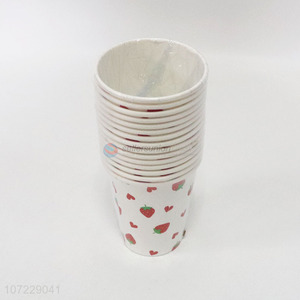 Wholesale 15 Pieces Disposable Paper Cup Cheap Water Cup Set
