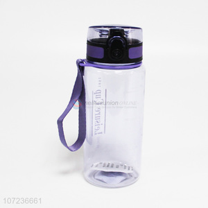 Factory direct sale outdoor travel plastic water bottle with scale