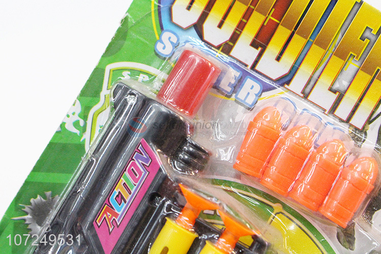 Hot Selling Plastic Soldier Toy Gun Set