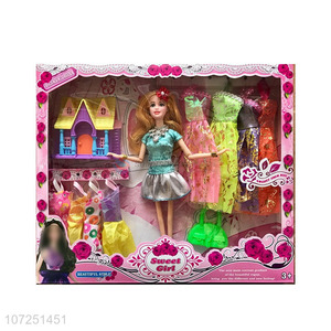 Popular Girls Dress Up Toy Fashion Doll