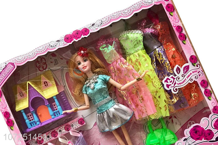 Popular Girls Dress Up Toy Fashion Doll