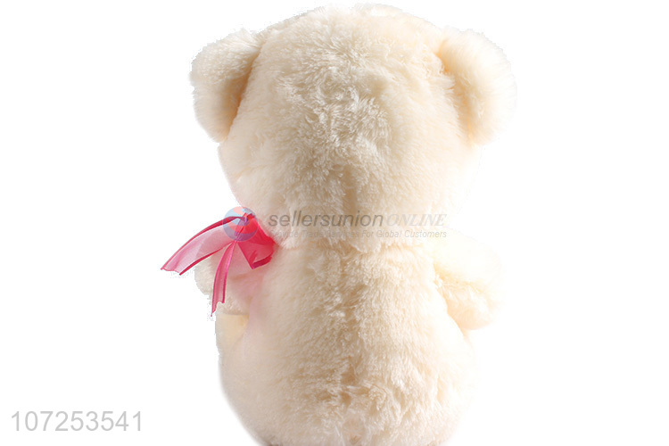 Unique Design Stuffed Soft Toy Gift Plush Valentine Bear With Heart