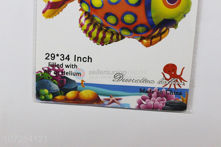 China OEM decorative tropical fish helium balloon foil balloons party supplies