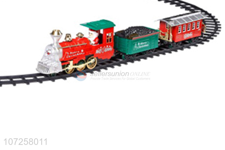 China maker kids toys battery operated Christmas train set with track