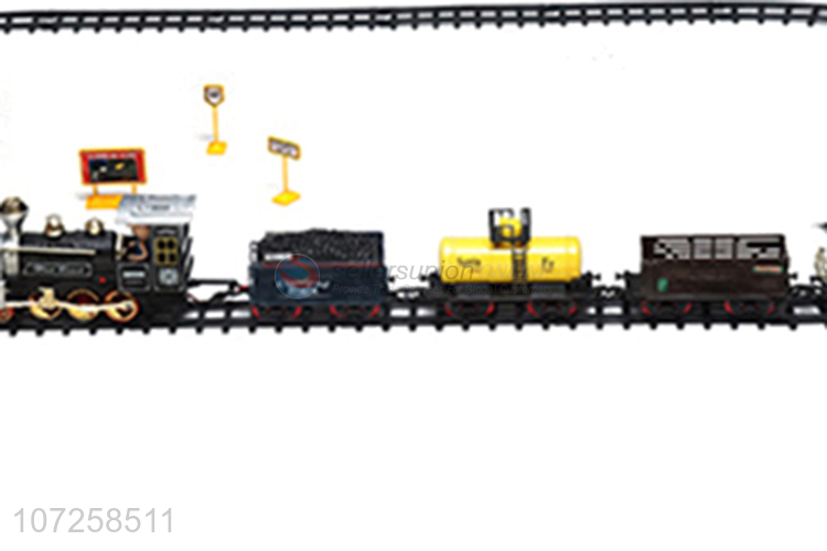 Best sale battery operated train set toy electric plastic toys