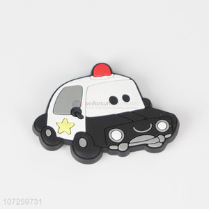 Competitive price police car shape pvc fridge magnet