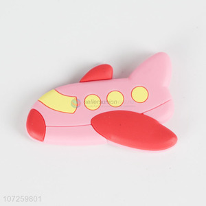 Hot selling aeroplane shape pvc fridge magnet