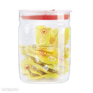 New Product 1600ML Clear Sealed Jar Multipurpose Food Storage Jar