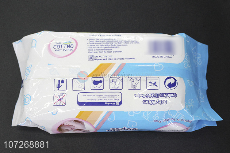 Direct Price 80Pcs Wet Wipes Best Pure Soft Baby Wipes