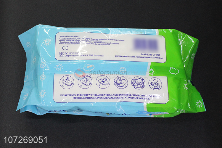 Wholesale 80Pcs Soft And Thick Fresh Scented Baby Cleaning Wipes