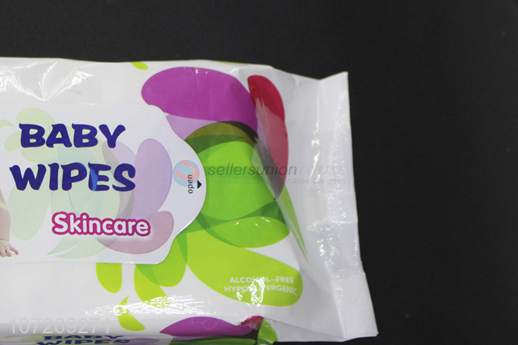 New Product 80Pcs Cleaning Use Wipes Cute Cartoon Baby Wipes