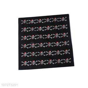 Hot products multi-use cotton square scarf skull printed square bandana