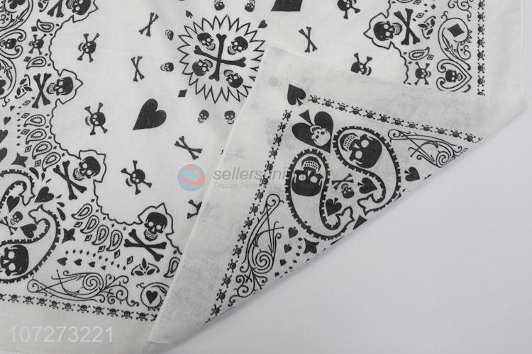 Reasonable price personalized cotton square bandana delicate square headkerchief