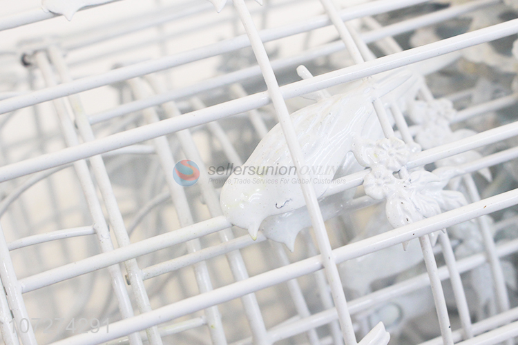 Latest style modern metal bird cages for wedding decoration