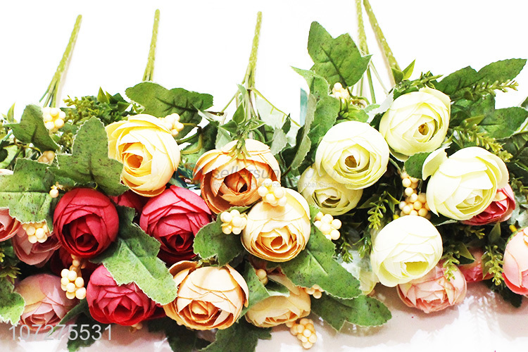 New Style Beautiful Flower Buds Fashion Artificial Bouquet