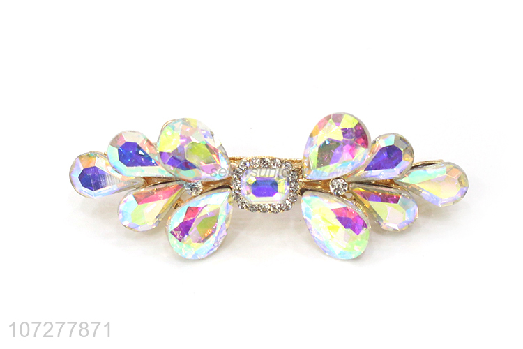 Wholesale Colorful Rhinestone Hair Clip For Women