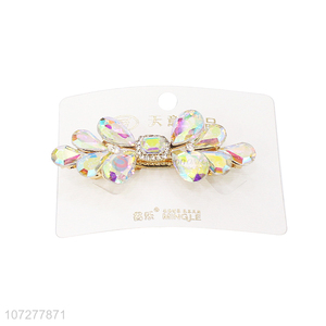 Wholesale Colorful Rhinestone Hair Clip For Women