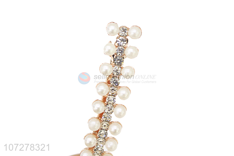Good Price Pearls Hair Pin Fashion Spring Clip Hair Clip