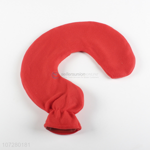 U Shape Shoulder Hot Water Bag With Single-Side Flannelette Cover