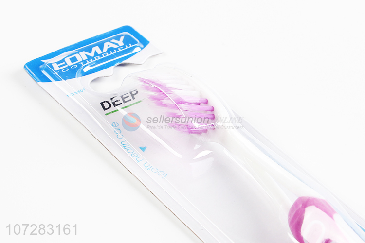 Premium quality professional oral care daily use plastic adult toothbrush