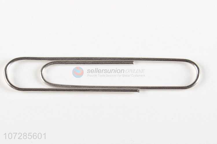 Wholesale cheap nickel plating 50mm office metal paper clips