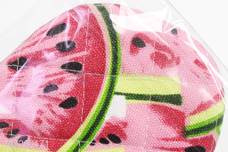 Fashion Printing Microwave Oven Mitts With Insulated Pad Set