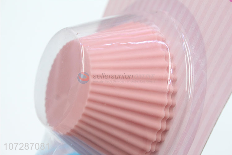 Good sale eco-friendly reusable round silicone cake mold set