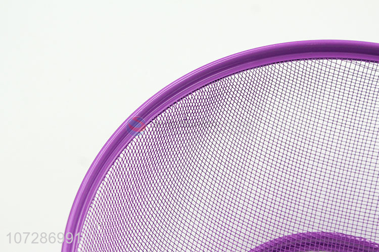New style kitchen tools colorful fruit washing basket mesh colander with lid