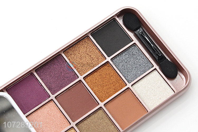 Factory direct sale smart phone shape high pigment 12 colors eye shadow palette