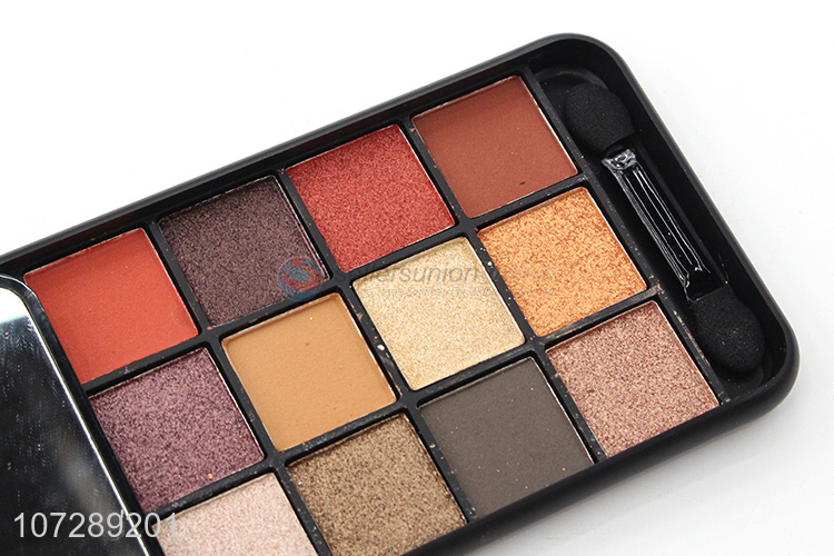 Factory direct sale smart phone shape high pigment 12 colors eye shadow palette