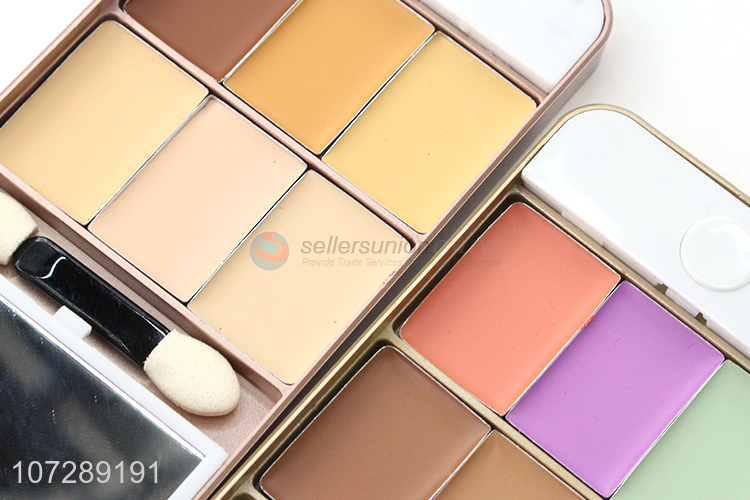 Good sale unique design cell phone shape concealer pallette with brush