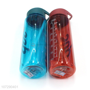 Good quality fashion plastic water bottle drinking bottle with straw