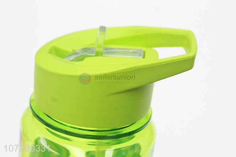 China supplier bpa free plastic space bottle water bottle with straw