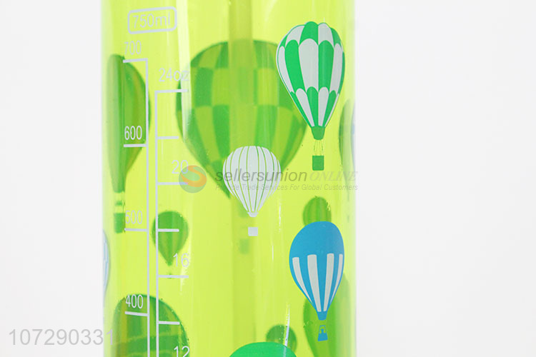 China supplier bpa free plastic space bottle water bottle with straw