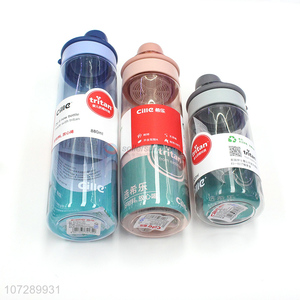 High quality bpa free eco-friendly tritan water bottle with filter