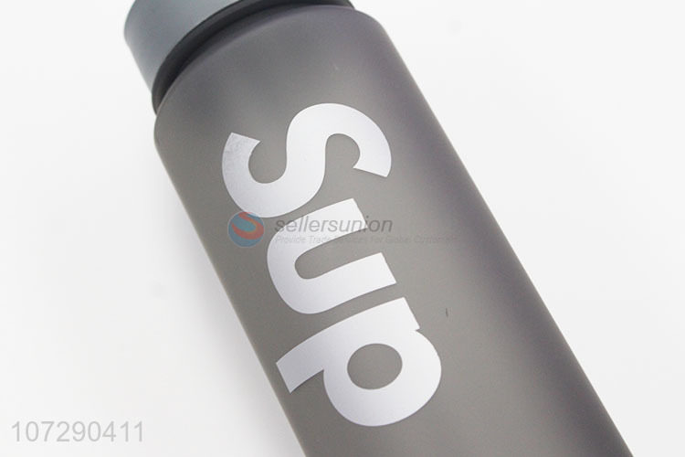 China factory bpa free plastic space bottle water bottle with straw